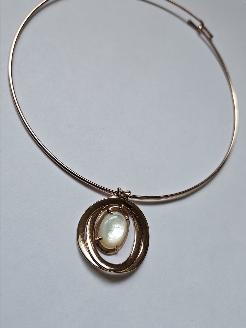 Ippolita Gold-goldChoker Necklace with Iridescent Pearl Center